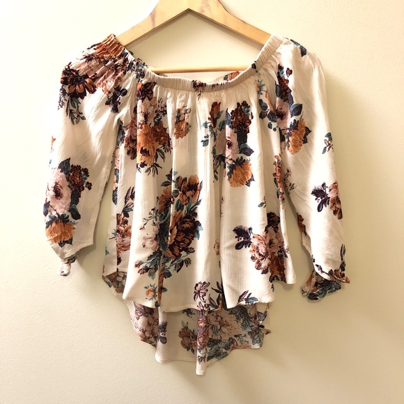 Romantic Floral Blouse - Picture 1 of 8